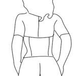 women wearing girdle from behind